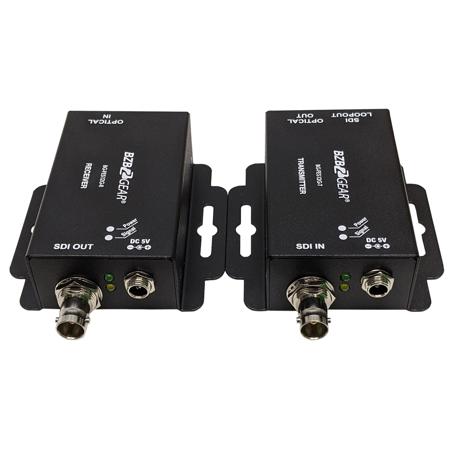 BZBGEAR BG-FES12G 12G/6G/3G/HD/SD-SDI Over Single Mode SFP Fiber Optic Extender