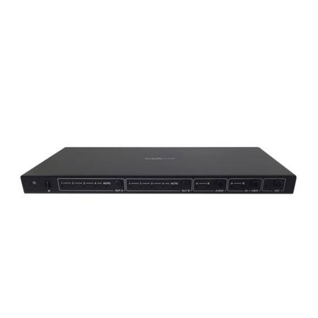 BZB GEAR BG-UHD-42M 4x2 4K HDMI Matrix Switcher with Audio/Downscaling Support, Black