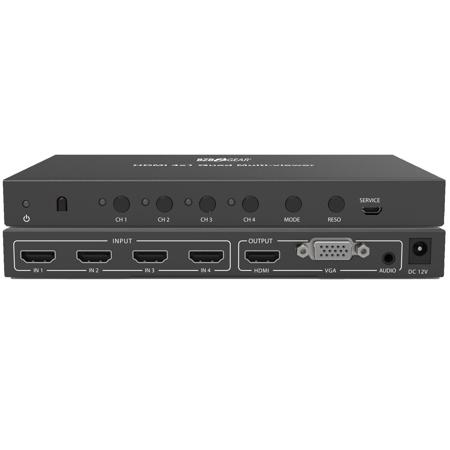 BZB GEAR BG-HD-MNA-4X1 Full HD HDMI 4x1 Quad MultiViewer