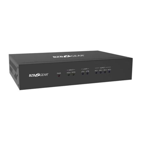 BZB GEAR BG-UHD-VW24 2x2 4K HDMI Video Wall Processor with IP/RS232 Control