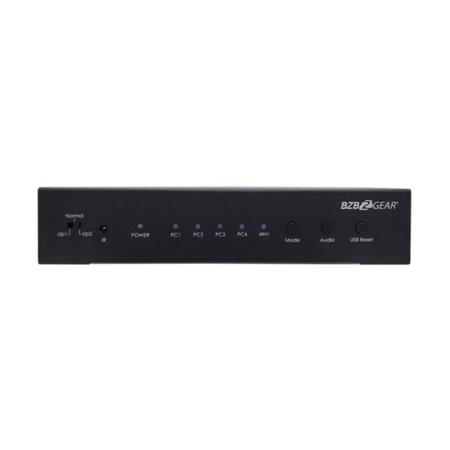 BZB GEAR BG-MKVM41R 4x1 Full HD HDMI Multiviewer KVM Switcher