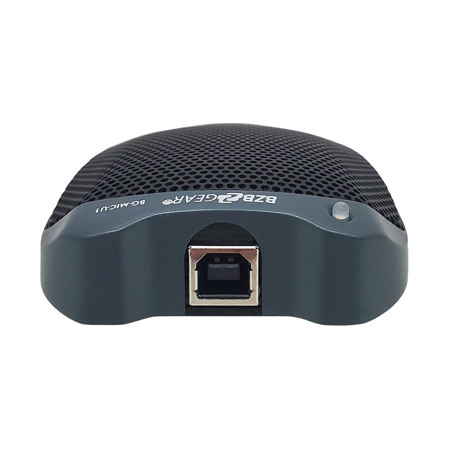 BZB GEAR BG-MIC-U1 Compact Electret Condenser USB Conferencing Microphone, Black