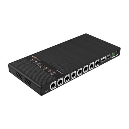 BZB GEAR BG-UDAIC-E18 1x8 4K 18Gbps HDMI Extender/Splitter/Distribution Amplifier with 8x Receiver, 230' Range