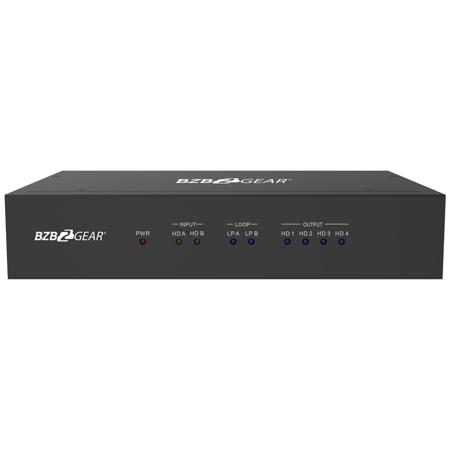 BZB GEAR BG-UHD-VW24 2x2 4K UHD HDMI 2.0 Video Wall Processor with HDCP 2.2 & IP/RS232 Control
