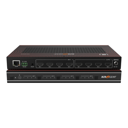 BZB GEAR BG-MVS4X4-4KL 4x4 4K 60Hz HDMI Video Wall Processor and Matrix Switcher