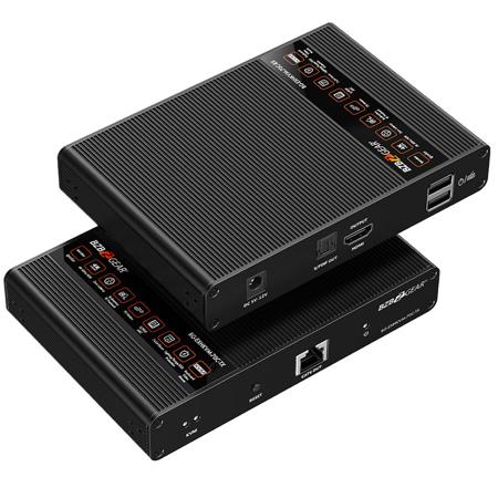 BZBGEAR BG-EXHKVM-70C 4K 60Hz HDR HDMI/KVM/ARC Extender w/Zero Latency, 230'