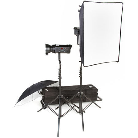 Bowens Gemini 250R/250R Umbrella/Softbox Travelpak Kit, Includes Pulsar TX Kit