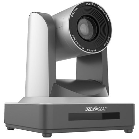 BZBGEAR 2x LVPTZ PTZ 20x Zoom Full HD HDMI/SDI Camera, Gray W/BG IP Controller