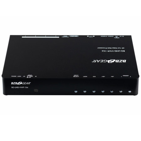 BG-UHD-VWP-1X4 4-Port 4K 60Hz VideoWall Processor with Scaler, Audio and 1x3/1x4/2x2/4x1 Layout