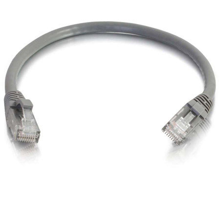 C2G 100' Cat6 Snagless Unshielded Ethernet Network Patch Cable, Gray