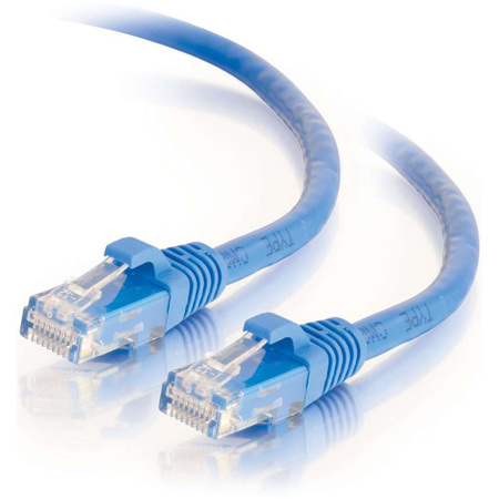 C2G Cat6 Snagless UTP Unshielded Network Patch Cable 1' - Blue