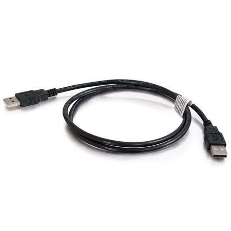 C2G 1m / 3.28' USB 2.0 A Male to A Male Cable, Black