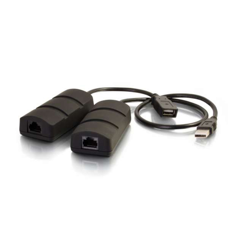 c2g USB 1.1 Over Cat5 Superbooster Extender Dongle Kit for Interactive