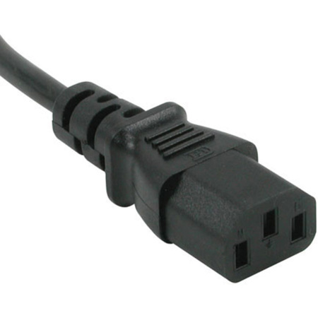C2G 10' (3.04m) 18 AWG Universal Power Cord, NEMA 5-15P to IEC320C13