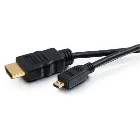 C2G Cables to Go 1.6' / 0.5m High Speed HDMI Micro with Ethernet Cable