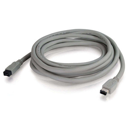 C2G (Cables to Go) IEEE-1394b FireWire 800 9-pin to 6-pin Cable 1m / 3.3ft