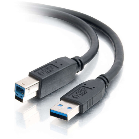 C2G Cables to Go 1m/3.28' USB 3.0 A Male to B Male Cable, Black