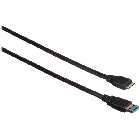 C2G 2m/6.56' USB 3.0 A Male to Micro B Male Cable, Black