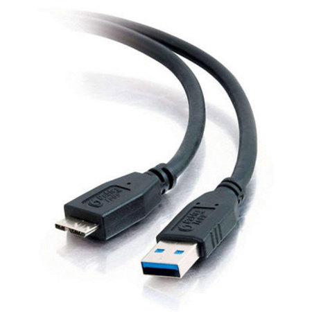 C2G Cables to Go 2m/6.56' USB 3.0 A Male to Micro B Male Cable, Black