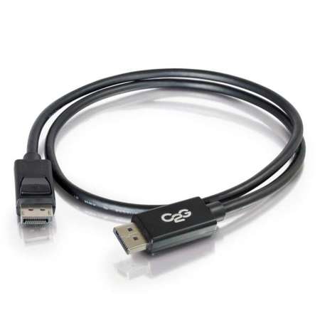 C2G Cables To Go 10ft DisplayPort Cable with Latches M/M - Black