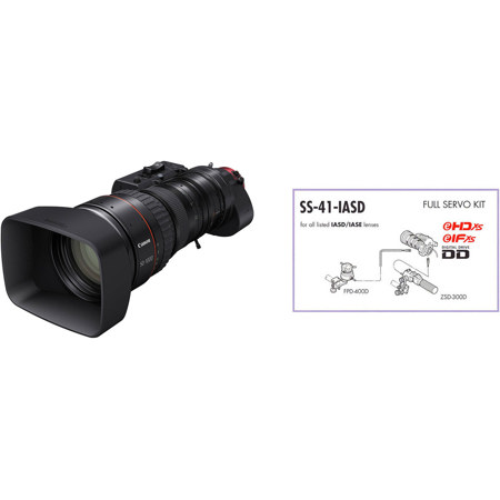 Canon CINE-SERVO 50-1000mm T5.0-8.9 Lens with SS-41-IASD Kit for PL Mount