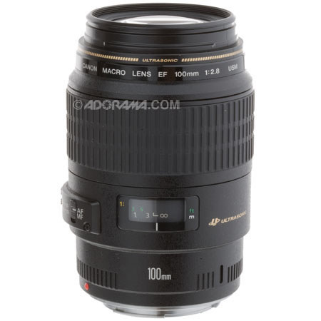 Canon EF 100mm for 2.8 USM Auto Focus Lens, Refurbished