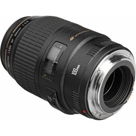 Used Canon EF 100mm f/2.8 USM Macro Auto Focus Lens - Adorama
