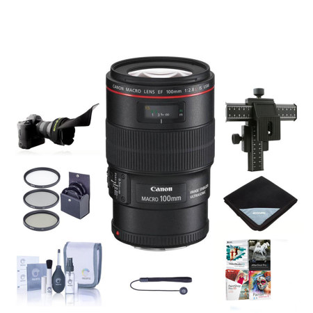 Canon EF 100mm f/2.8L Macro IS USM Lens with Premium Canon EF 100mm f/2.8L Macro IS USM Lens with Premium