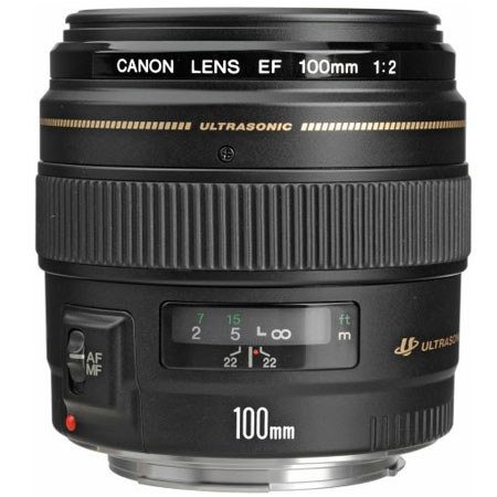 Canon EF 100mm f/2 Ultrasonic Telephoto Auto Focus Lens