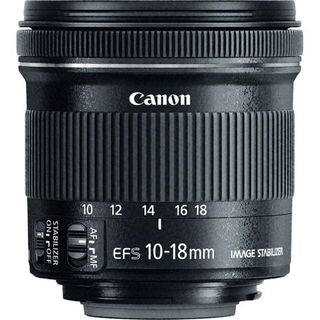 Canon EF-S 10-18mm f/4.5-5.6 IS STM Lens 9519B002 - Adorama Canon EF-S 10-18mm f/4.5-5.6 IS STM Lens 9519B002 - Adorama
