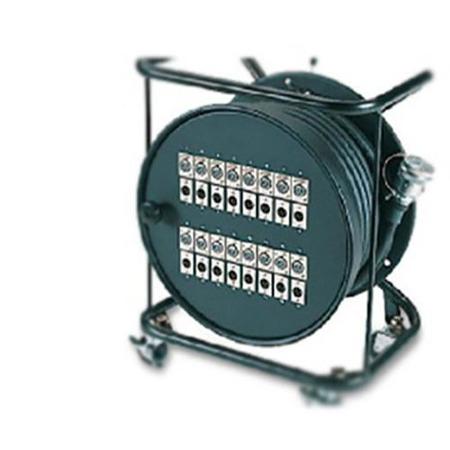 Canare 12 Channel Cable Reel Snake, 50m, L-4E3-P Cable