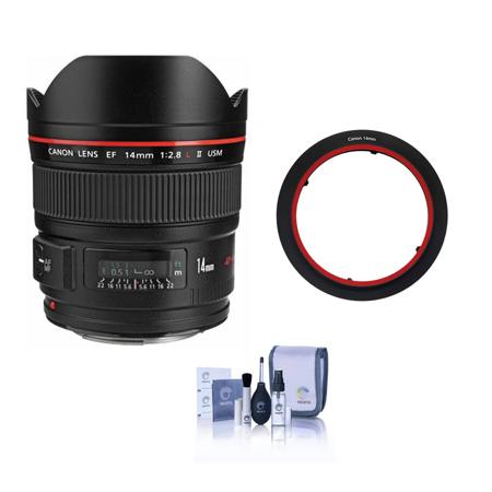 Canon EF 14mm f/2.8L II USM Lens with Filter Bundle