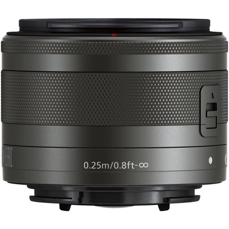 Canon EF-M 15-45mm f/3.5-6.3 IS STM Lens, Black