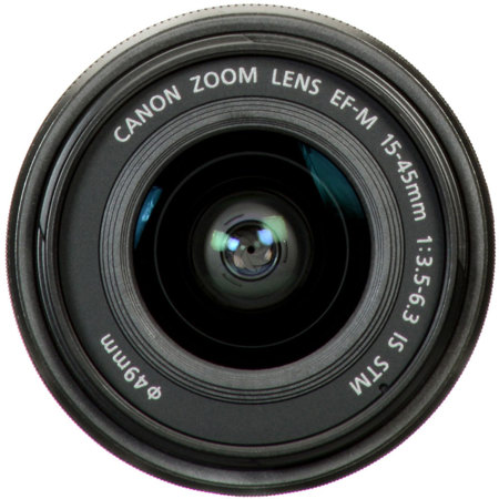 Canon EF-M 15-45mm f/3.5-6.3 IS STM Lens, Black