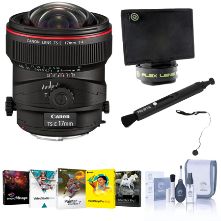 Canon TS-E 17mm f/4L Tilt-Shift Lens with Free Basic Accessory Bundle (PC)