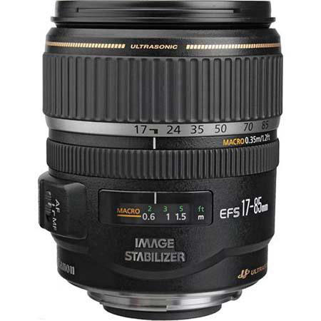 Canon EF-S 17-85mm F/4-5.6 IS USM Lens, USA Warrantyin White Box