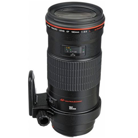 Canon EF 180mm f/3.5L Macro Telephoto Lens, Refurbished