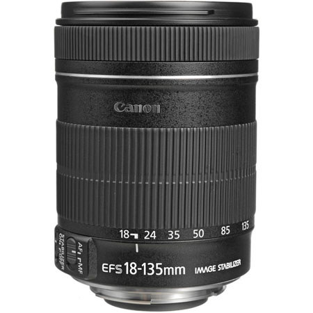 Canon EF-S 18-135mm f/3.5-5.6 IS Auto Focus Lens - Refurbished