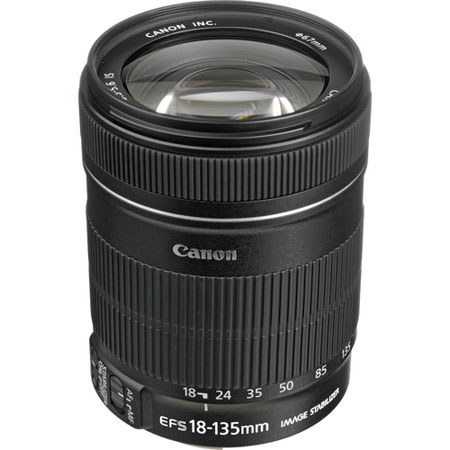 Canon EF-S 18-135mm f/3.5-5.6 IS Lens, Gray Market