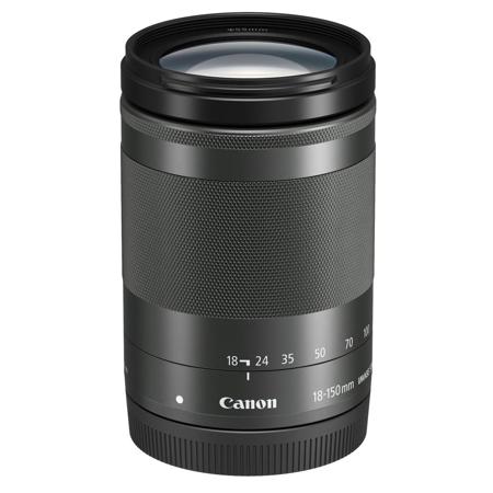 Canon EF-M 18-150mm f/3.5-6.3 IS STM Lens, Black