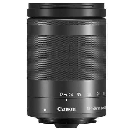 Canon EF-M 18-150mm f/3.5-6.3 IS STM Lens, Black