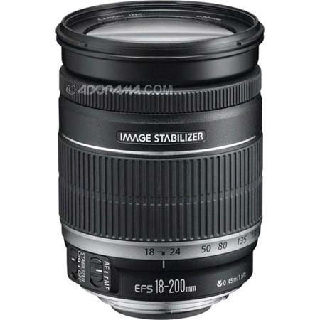 Canon EF-S 18-200mm f/3.5-5.6 IS AF Lens BUNDLE