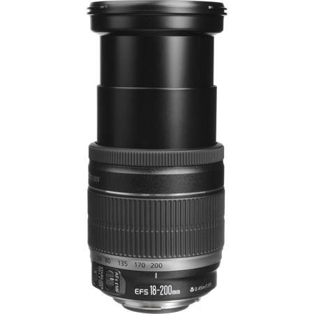 Canon EF-S 18-200mm f/3.5-5.6 IS Lens 2752B002 - Adorama Canon EF-S 18-200mm f/3.5-5.6 IS Lens 2752B002 - Adorama