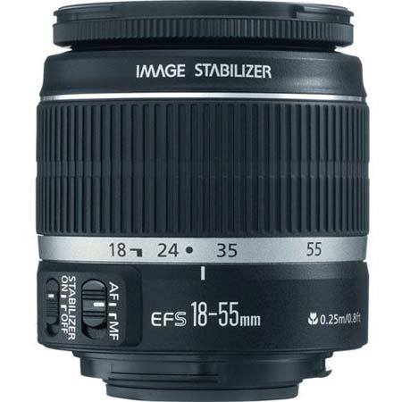 Canon Canon EF-S 18-55mm f/3.5-5.6 IS Auto Focus Lens - Refurbished