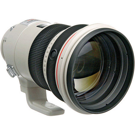 Canon EF 200mm f/2L IS USM Image Stabilizer AutoFocus Telephoto Lens.