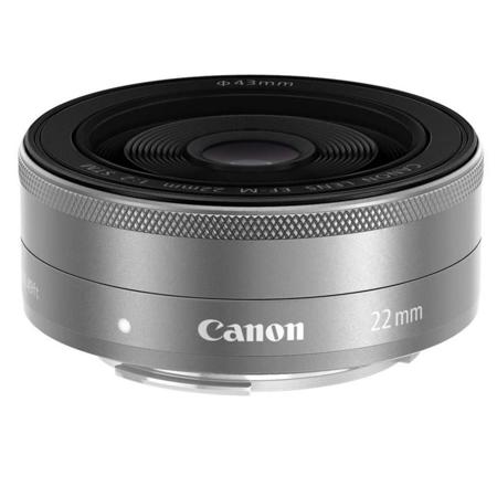 Canon EF-M 22mm f/2 STM Lens - Silver