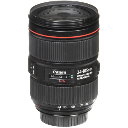 【美品】Canon EF 24-105mm F4 L IS II USM Canon EF 24-105mm f/4L IS II USM Lens 1380C002 - Adorama