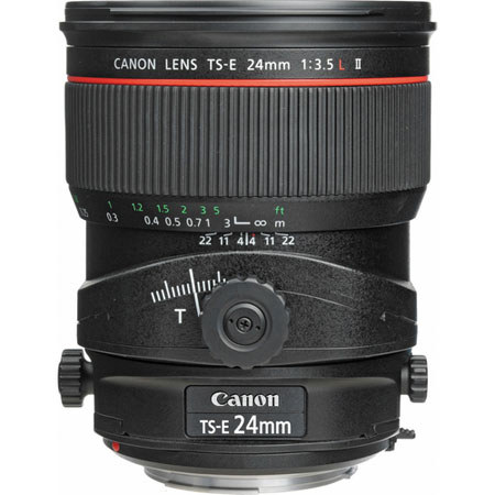 Canon TS-E 24mm f/3.5L II Tilt-Shift Lens, USA -BUNDLE- w/Advanced Filter BUNDLE