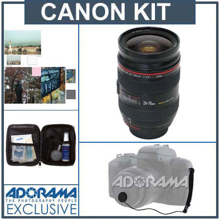 Canon EF 24-70mm f/2.8L USM Lens / Filter BUNDLE, USA