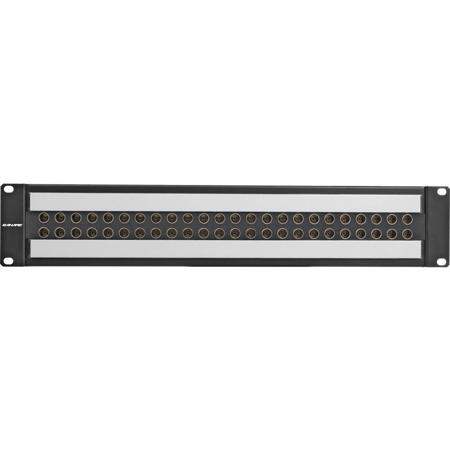 Canare 24DV-2U 2x24 Digital Video Patchbay, 2RU Rack Units, 75Ohms Impedance, HD-SDI Signal